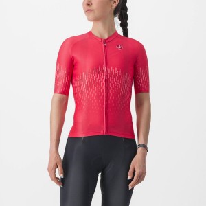 Castelli AERO PRO W Jersey Dame Rød | 507864TNL