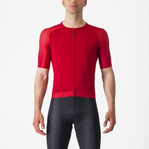 Castelli AERO RACE 7.0 Jersey Herre Rød | 421897IGO