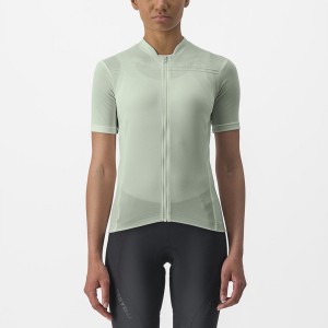 Castelli ANIMA 4 Jersey Dame Grønn | 194830CNH