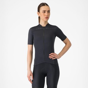 Castelli ANIMA 4 Jersey Dame Svarte | 725419LVR