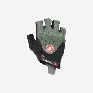 Castelli ARENBERG GEL 2 Hansker Herre Grønn | 768352TOR