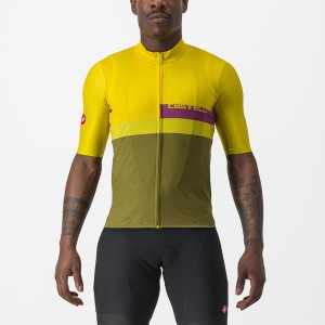 Castelli A BLOCCO Jersey Herre Grønn | 824150AOY