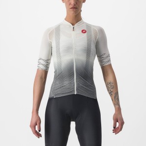 Castelli CLIMBER'S 2.0 W Jersey Dame Hvite Olivengrønne | 612384QYO