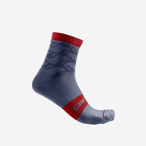 Castelli CLIMBER'S 3.0 12 CM Sokker Dame Blå | 380567KRH