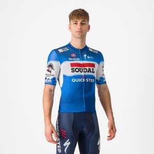 Castelli COMPETIZIONE 3 Jersey Herre Blå Hvite | 419378LRX