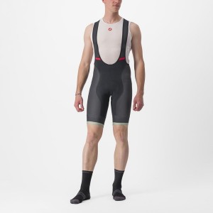 Castelli COMPETIZIONE KIT Shorts Med Smekke Herre Svarte Grønn | 249173GOT