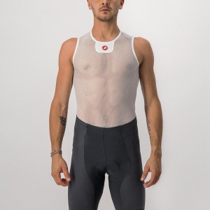 Castelli CORE MESH 3 SLEEVELESS Basislag Herre Hvite | 306471FCK