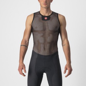 Castelli CORE MESH 3 SLEEVELESS Basislag Herre Svarte | 504981MLC