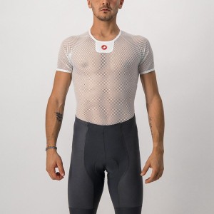 Castelli CORE MESH 3 SS Basislag Herre Hvite | 726845EXF