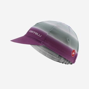 Castelli DOLCE Cap Dame Lilla Hvite | 298403GSC