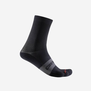 Castelli ESPRESSO W 12 Sokker Dame Svarte | 083971WJF