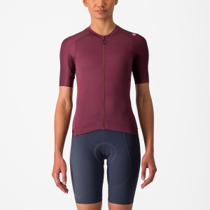 Castelli ESPRESSO W Jersey Dame Dyp Burgunder Dyp Burgunder | 186490QWH