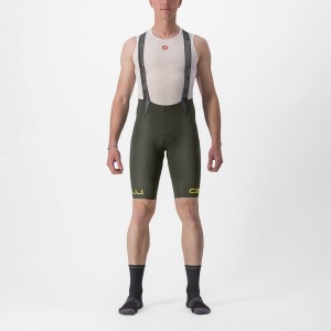 Castelli FREE AERO RC CLASSIC Shorts Med Smekke Herre Dyp Grønn | 765984ZMF