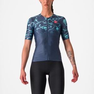 Castelli FREE SPEED 2 W RACE TOP Drakter Dame Blå Lyse Turkis | 549607BCL