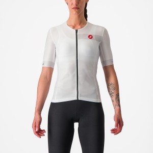 Castelli FREE SPEED 2 W RACE TOP Drakter Dame Hvite Svarte | 654893VLU