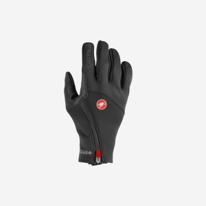 Castelli MORTIROLO Hansker Herre Svarte | 840673PQB