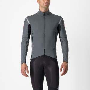 Castelli PERFETTO RoS 2 CONVERTIBLE Jakker Herre Grå Sølv | 582136QZS