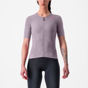 Castelli PREMIO W Jersey Dame Lilla Hvite | 978402EBX