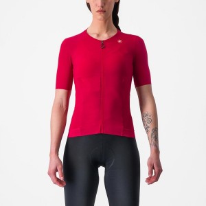 Castelli PREMIO W Jersey Dame Rød | 418602WYC