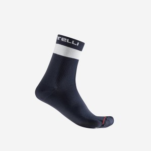 Castelli PROLOGO LITE 15 Sokker Herre Blå Hvite | 396802FGK