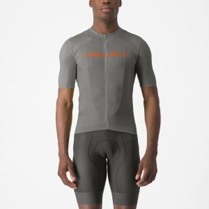 Castelli PROLOGO LITE Jersey Herre Grå Oransje | 124086HYR