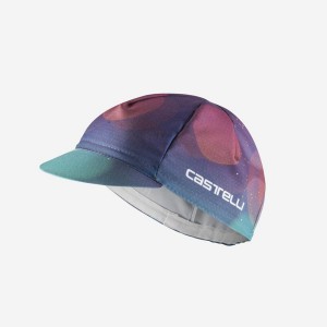 Castelli R-A/D Cap Herre Multicolor Lilla | 952104UNY