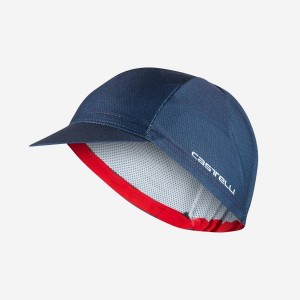 Castelli ROSSO CORSA 2 Cap Herre Blå | 350124OHR