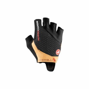 Castelli ROSSO CORSA PRO V Hansker Herre Svarte Brune | 849102GVB