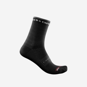 Castelli ROSSO CORSA W 11 Sokker Dame Svarte | 792065KTM