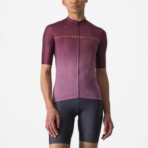 Castelli SALITA Jersey Dame Dyp Burgunder Dyp Lilla | 584790BCZ