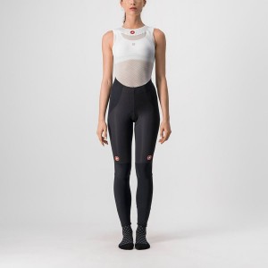 Castelli SORPASSO RoS W Leggings Dame Svarte Sølv | 923108GWO