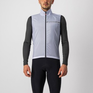 Castelli SQUADRA STRETCH Vest Herre Sølv Grå Mørke Grå | 670935ZWC