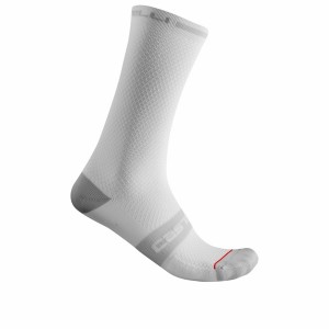 Castelli SUPERLEGGERA T 18 Sokker Herre Hvite | 290174JHA