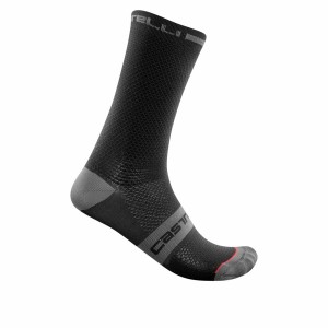 Castelli SUPERLEGGERA T 18 Sokker Herre Svarte | 870146CFR