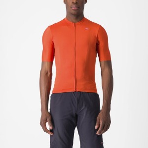 Castelli UNLIMITED ENTRATA 2 Jersey Herre Oransje Rød Grå | 810725EHY