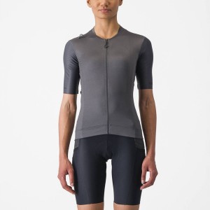 Castelli UNLIMITED PRO W Jersey Dame Mørke Grå | 759683TIH