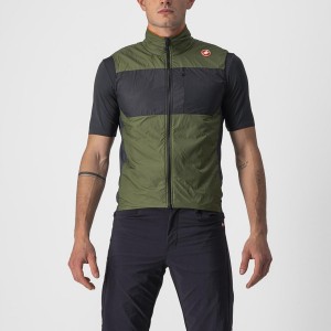 Castelli UNLIMITED PUFFY Vest Herre Lyse Grønn Mørke Grå | 274158WVB