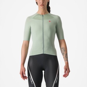 Castelli VELOCISSIMA 2 Jersey Dame Grønn Blå | 609245BGI