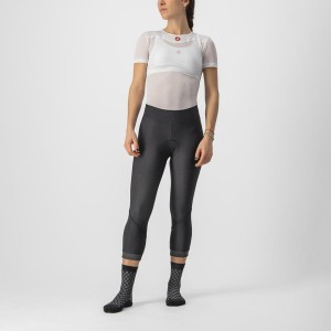 Castelli VELOCISSIMA THERMAL KNICKER Leggings Dame Svarte Svarte | 296174SOB