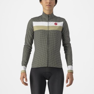 Castelli VOLARE LS Jersey Dame Grønn Hvite Grønn | 860134FNS