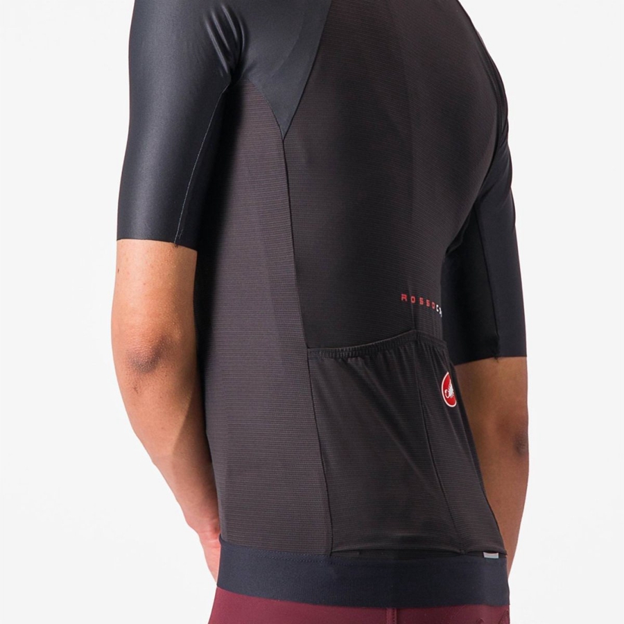 Castelli AERO PRO 7.0 W Jersey Dame Svarte | 483205QZA