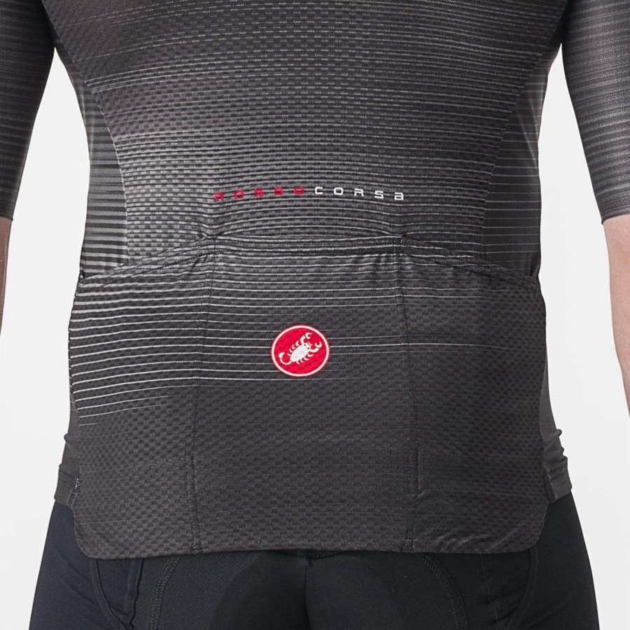 Castelli AERO RACE 6.0 Jersey Herre Svarte | 601295IAR