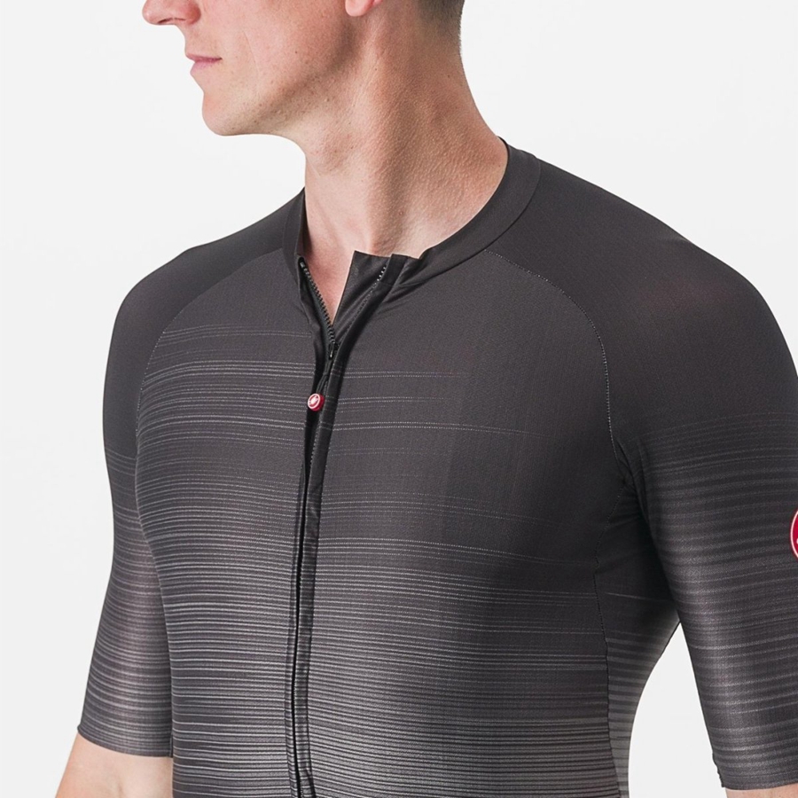 Castelli AERO RACE 6.0 Jersey Herre Svarte | 601295IAR