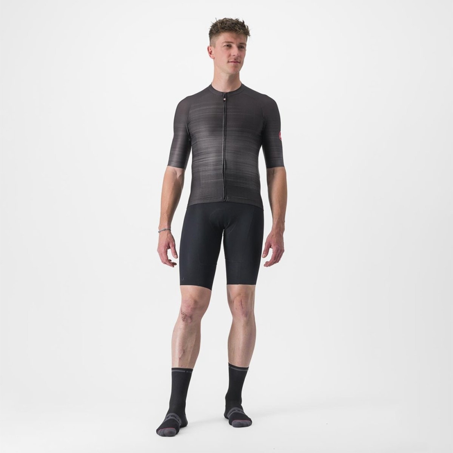 Castelli AERO RACE 6.0 Jersey Herre Svarte | 601295IAR