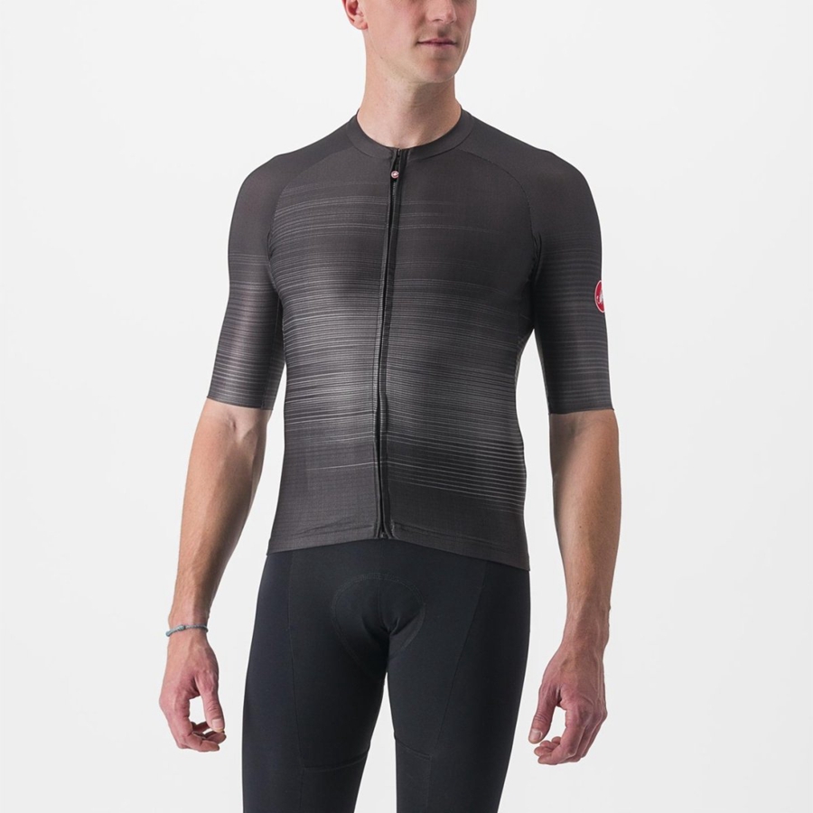 Castelli AERO RACE 6.0 Jersey Herre Svarte | 601295IAR