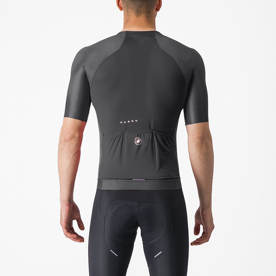 Castelli AERO RACE 7.0 Jersey Herre Svarte | 461387IVL