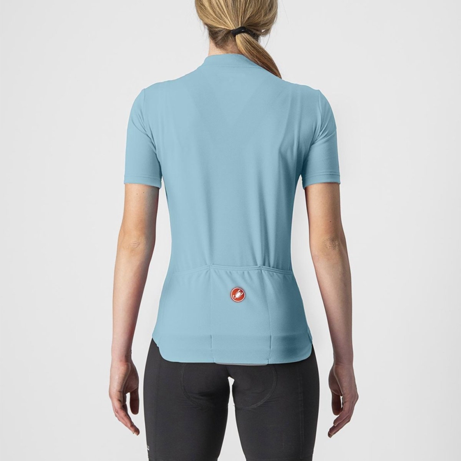 Castelli ANIMA 3 Jersey Dame Blå | 469871RZF