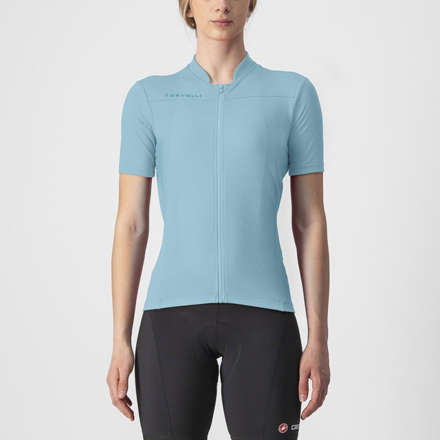 Castelli ANIMA 3 Jersey Dame Blå | 469871RZF