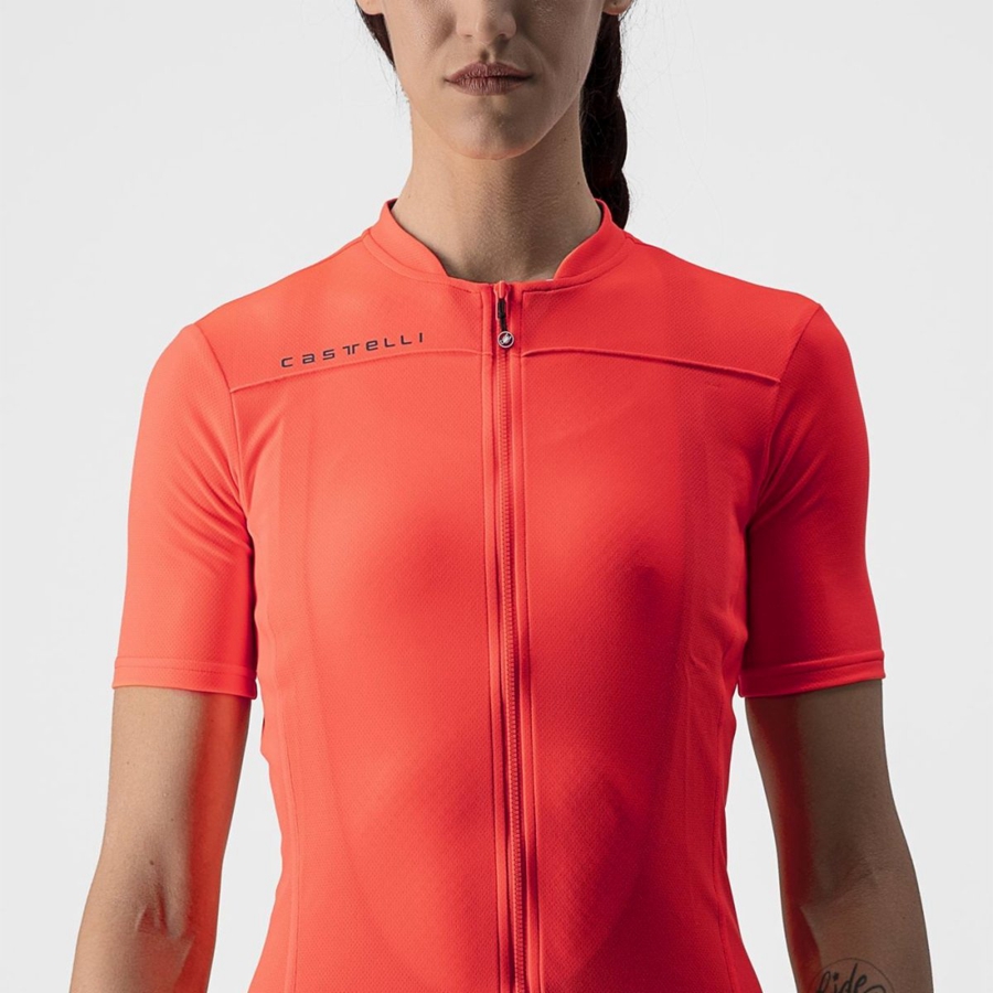 Castelli ANIMA 3 Jersey Dame Rosa Mørke Grå Blå | 178392BWM