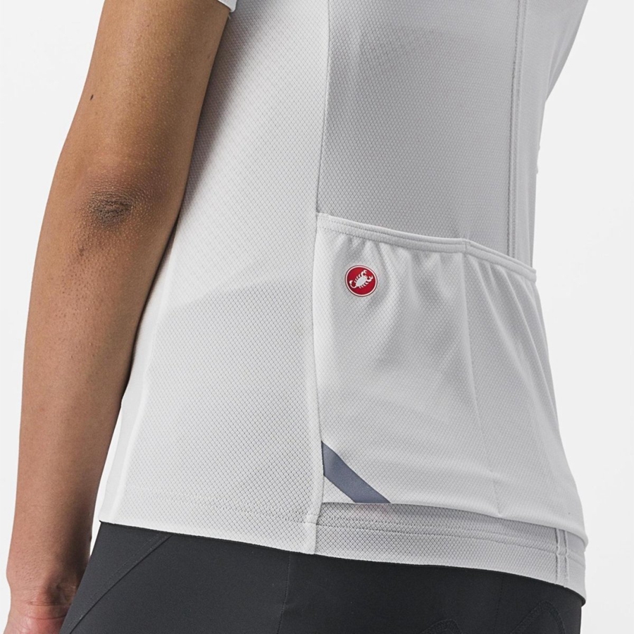 Castelli ANIMA 4 Jersey Dame Hvite | 506879SER